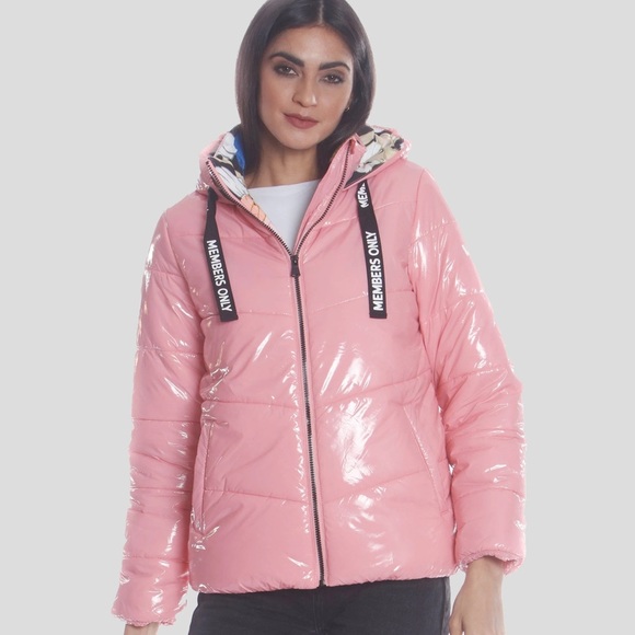 Members Only x Looney Tunes Pink Puffer - Picture 3 of 16